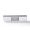 Meuble TV Lumineux Gris et Blanc