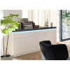 Buffet Gris et Blanc Lumineux