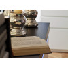 Buffet 200 cm Gris et Blanc Lumineux