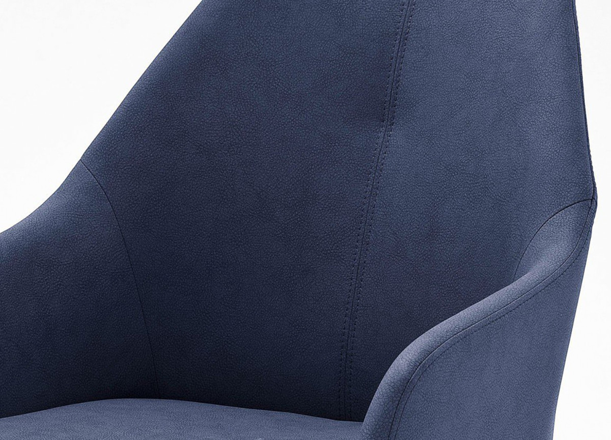 Chaises Enveloppantes avec Accoudoirs Pied Inox