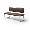 Banc avec Dossier en Cuir Simili Moderne