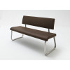 Banc avec Dossier en Cuir Simili Design