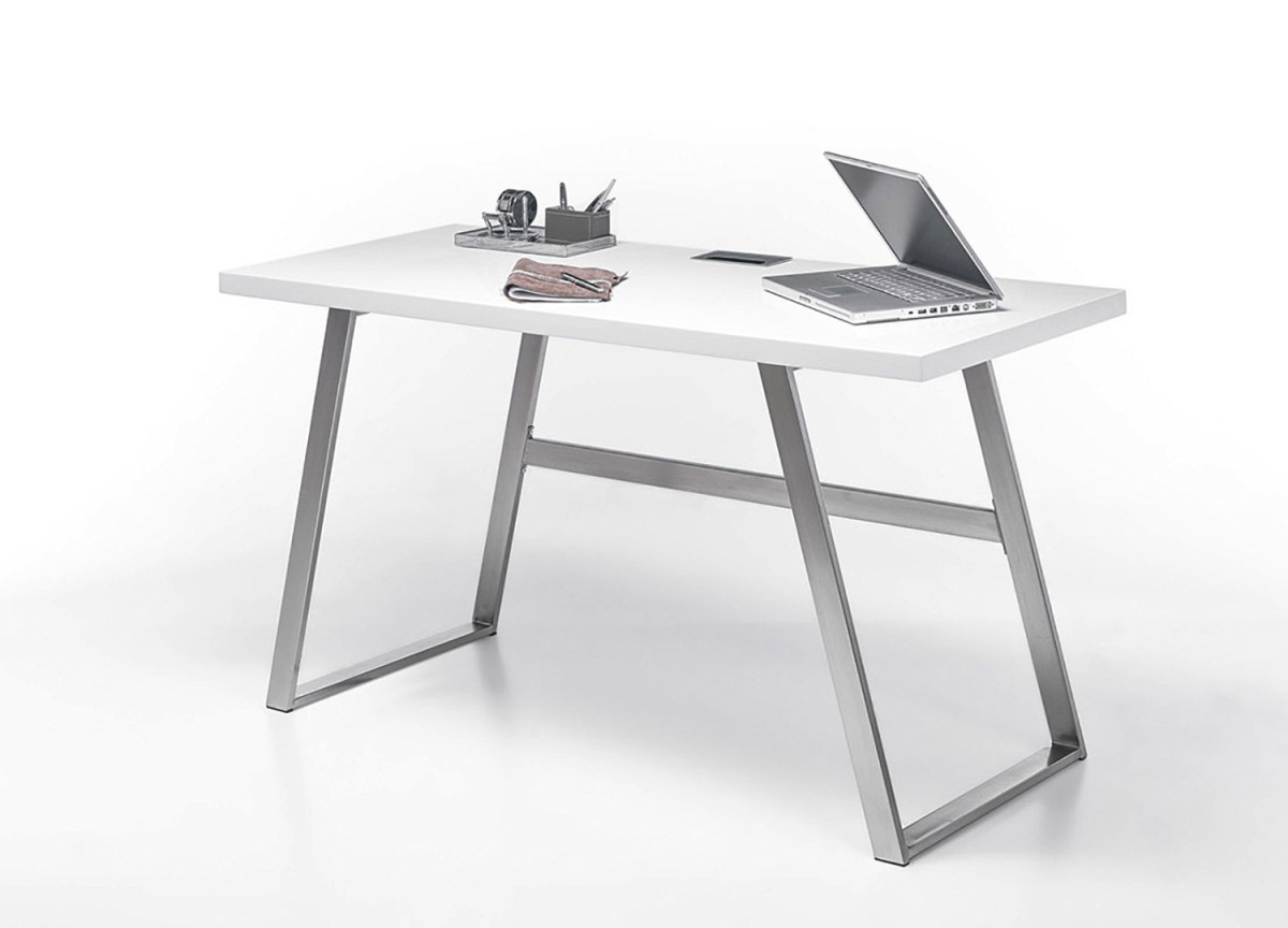 Table pour PC Portable Laqué Blanc