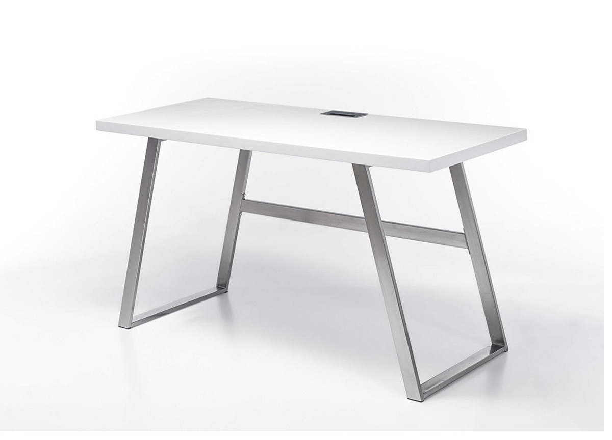 Table pour PC Portable Laqué Blanc