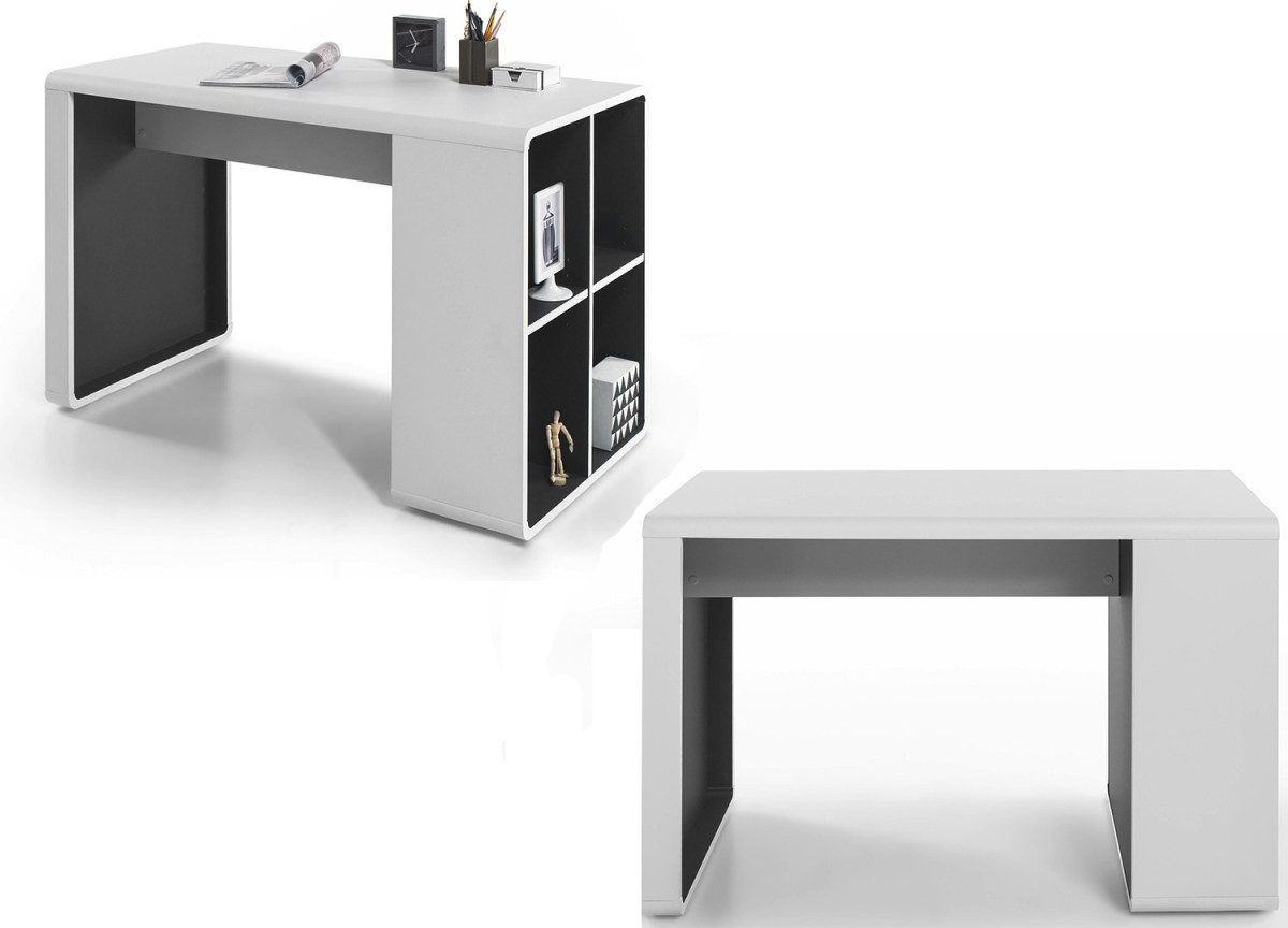 Bureau Design Blanc & Gris