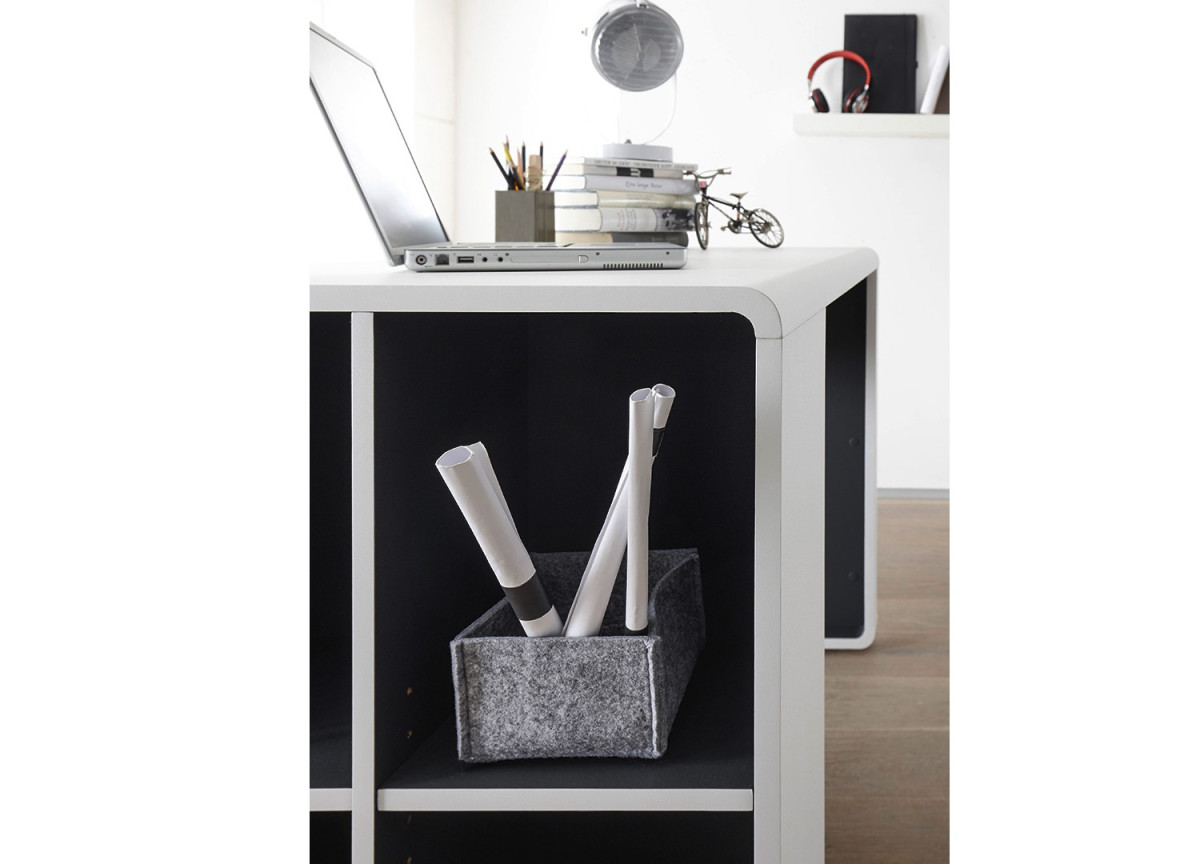 Bureau Design Blanc & Gris
