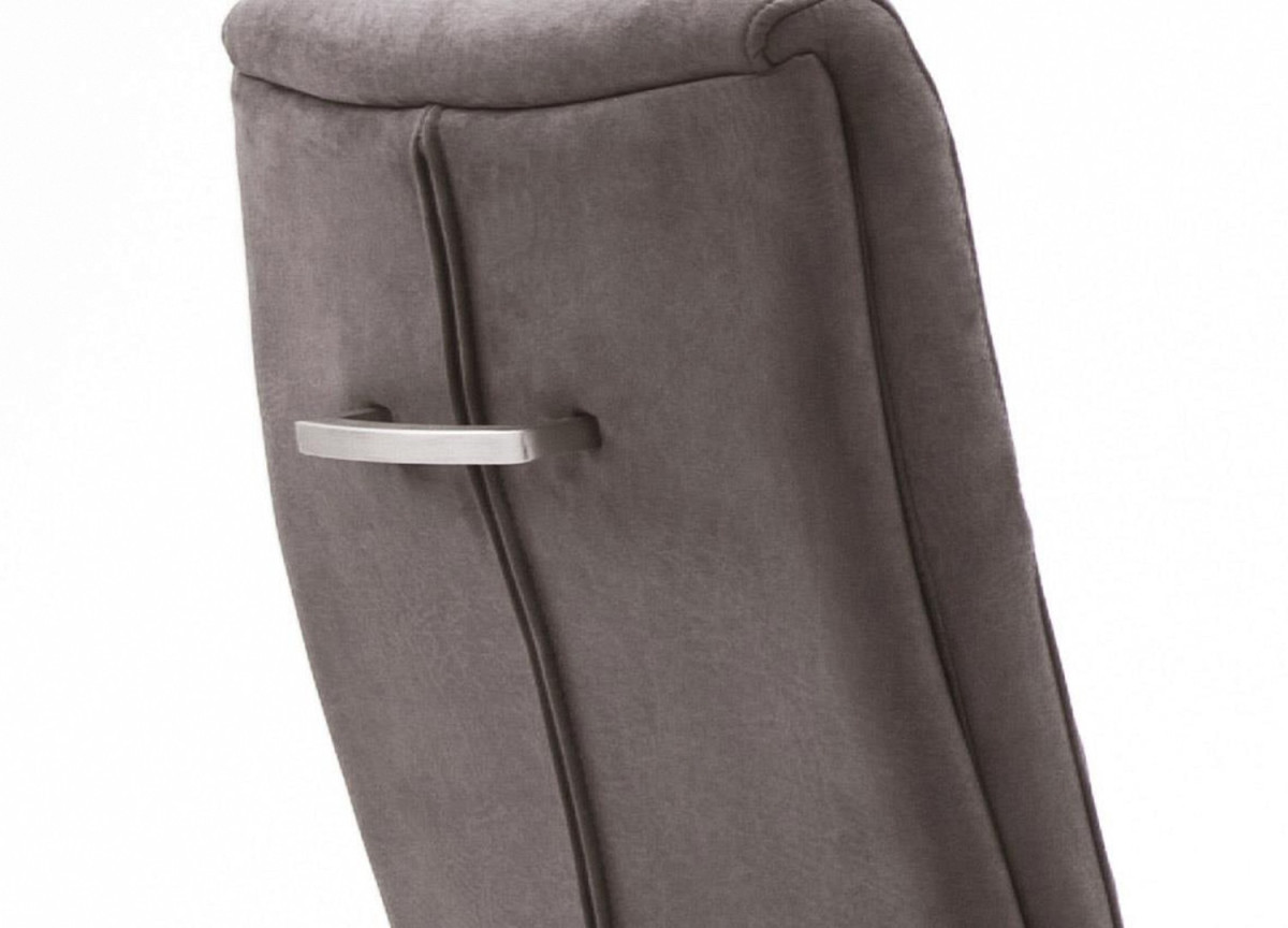 Chaise Simili Cuir Aspect Buffle avec Poignée