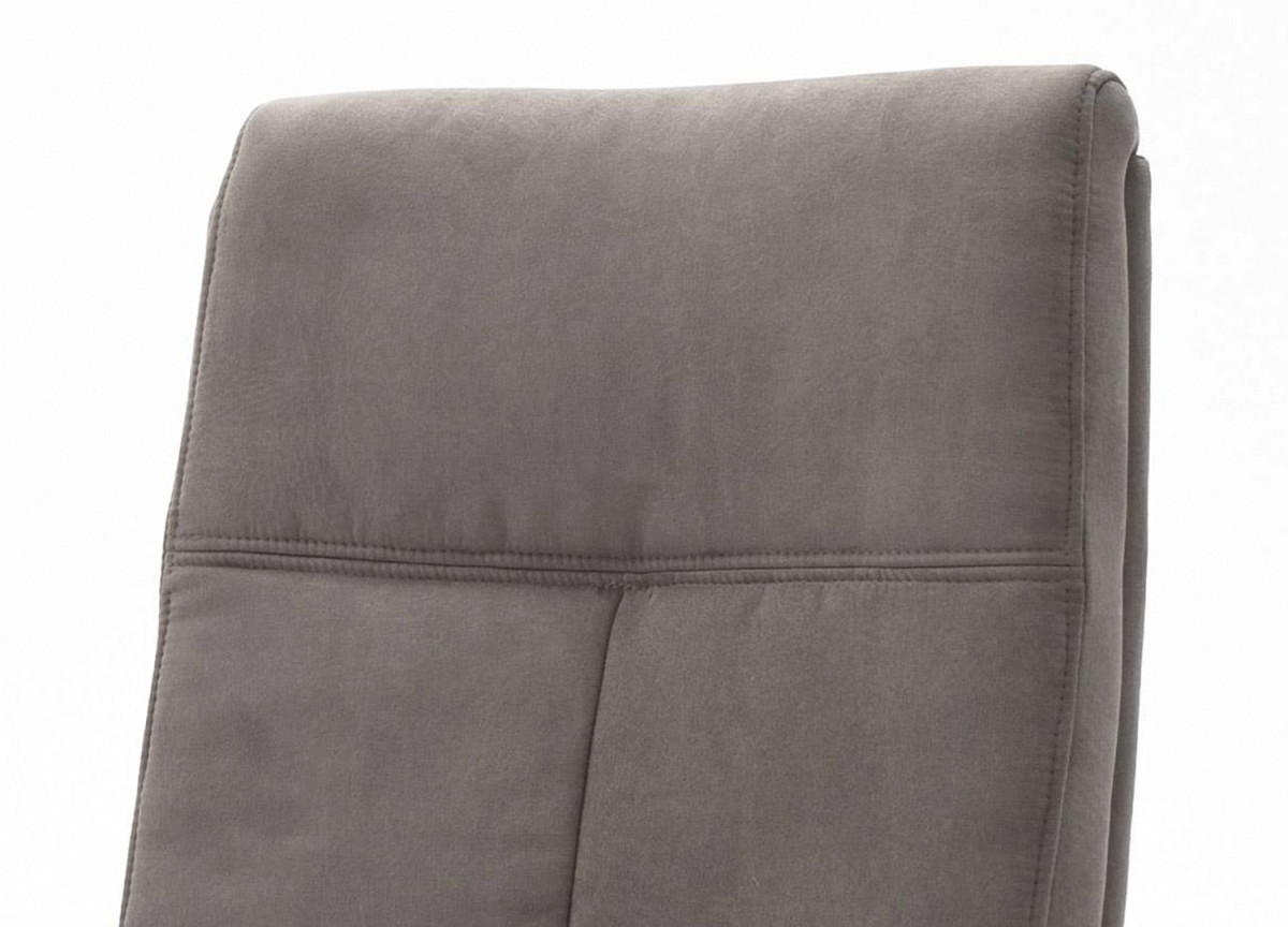 Chaise Simili Cuir Aspect Buffle avec Poignée