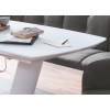 Table à Manger Design avec Rallonge Blanche