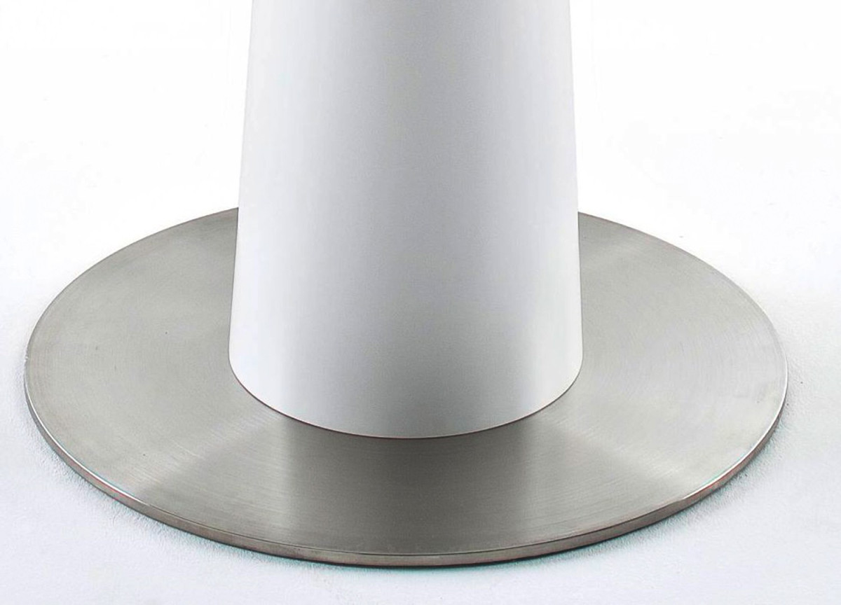 Table en Verre Ronde avec Rallonge