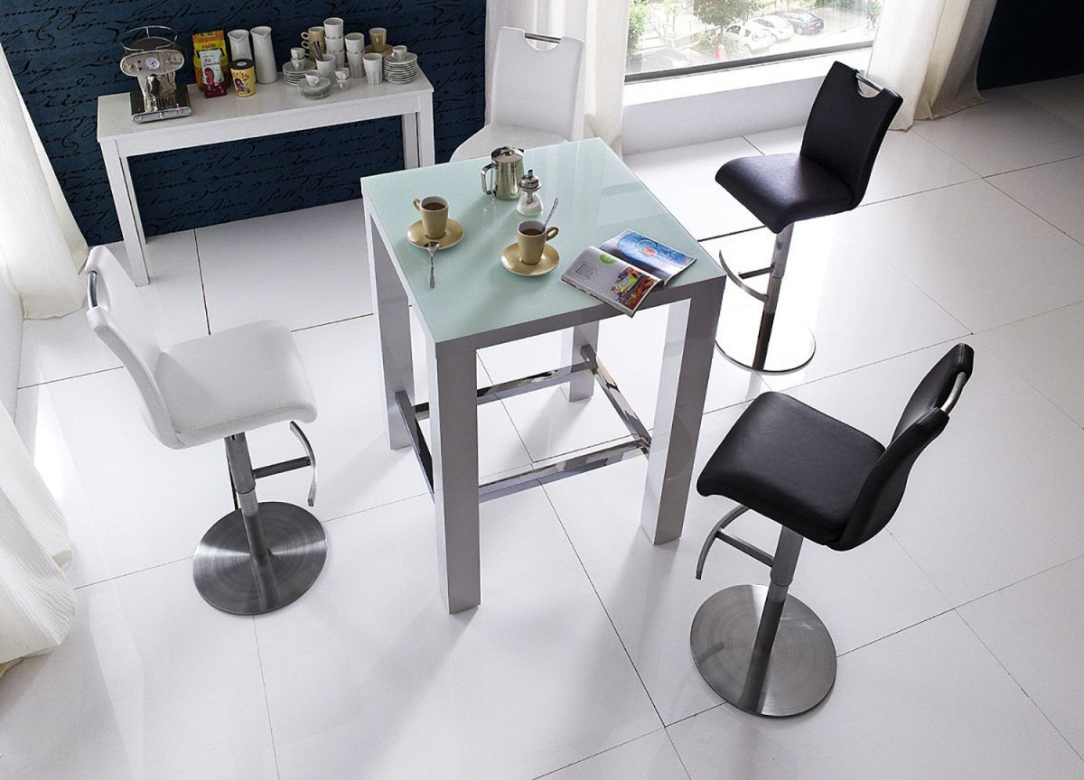 Table Haute Carrée Design 80x80