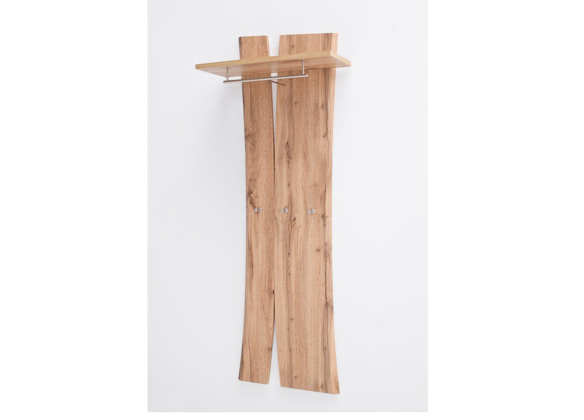 Meuble D'entrée Vestiaire Design Blanc & Bois