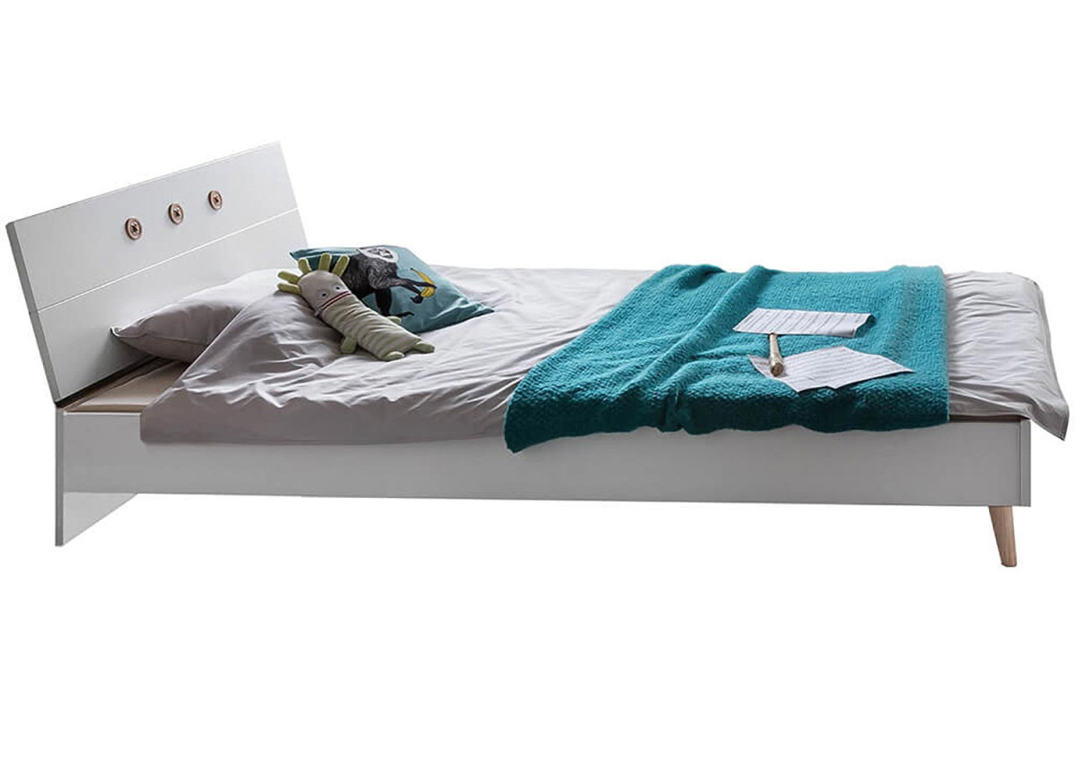 Chambre Ado Moderne Blanche et Bois