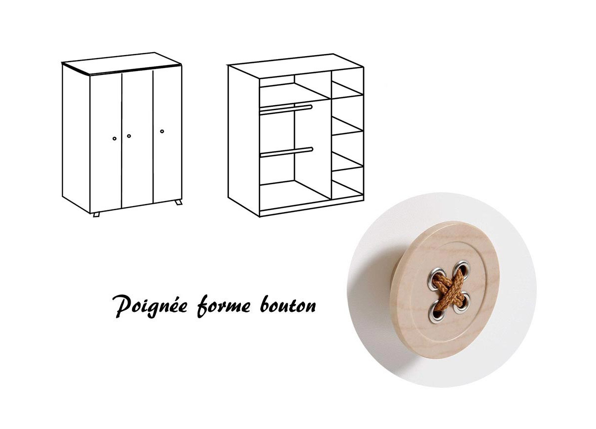 Armoire de Chambre Enfant / Ado