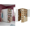 Lit Simple et Armoire Dressing D'angle