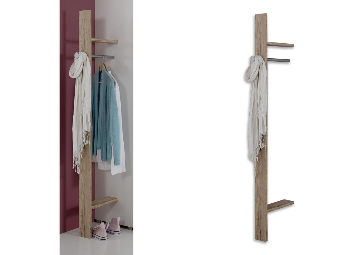 Lit Simple et Armoire Dressing D'angle