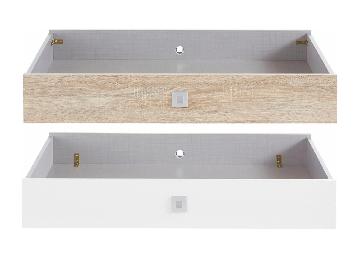 Lit Simple et Armoire Dressing D'angle