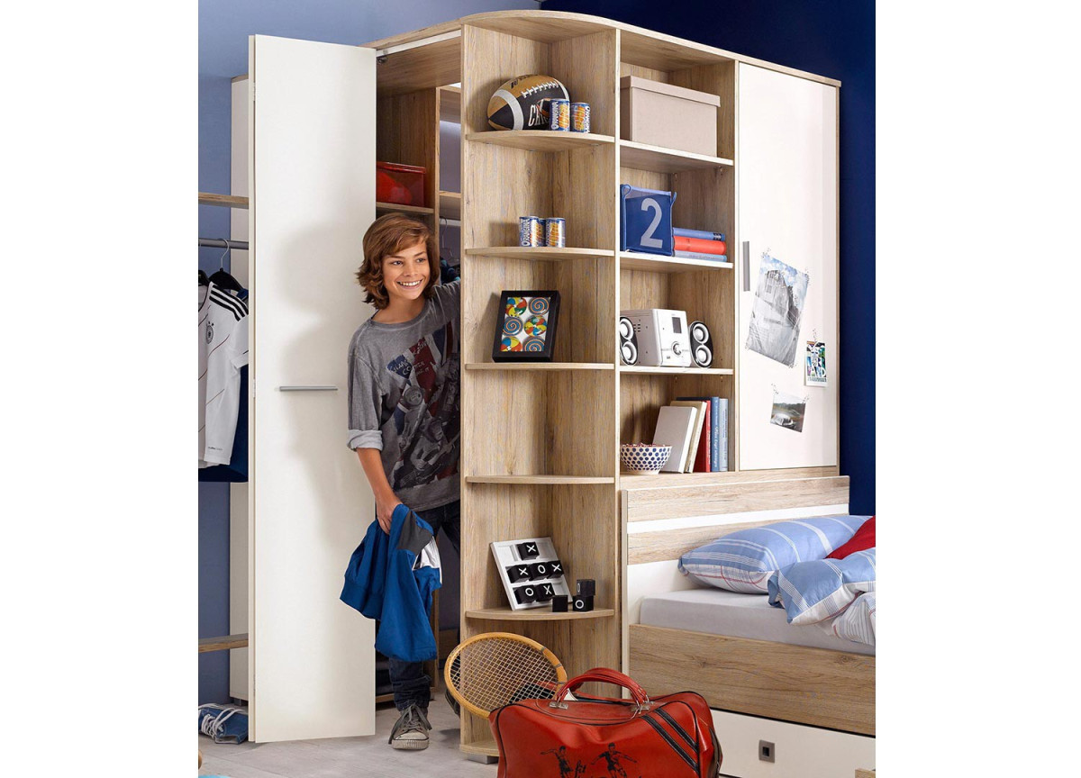 Armoire D'angle de Chambre à Coucher Enfant