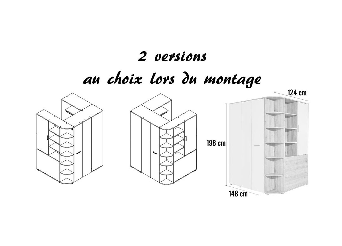 Armoire Chambre Enfant D'angle