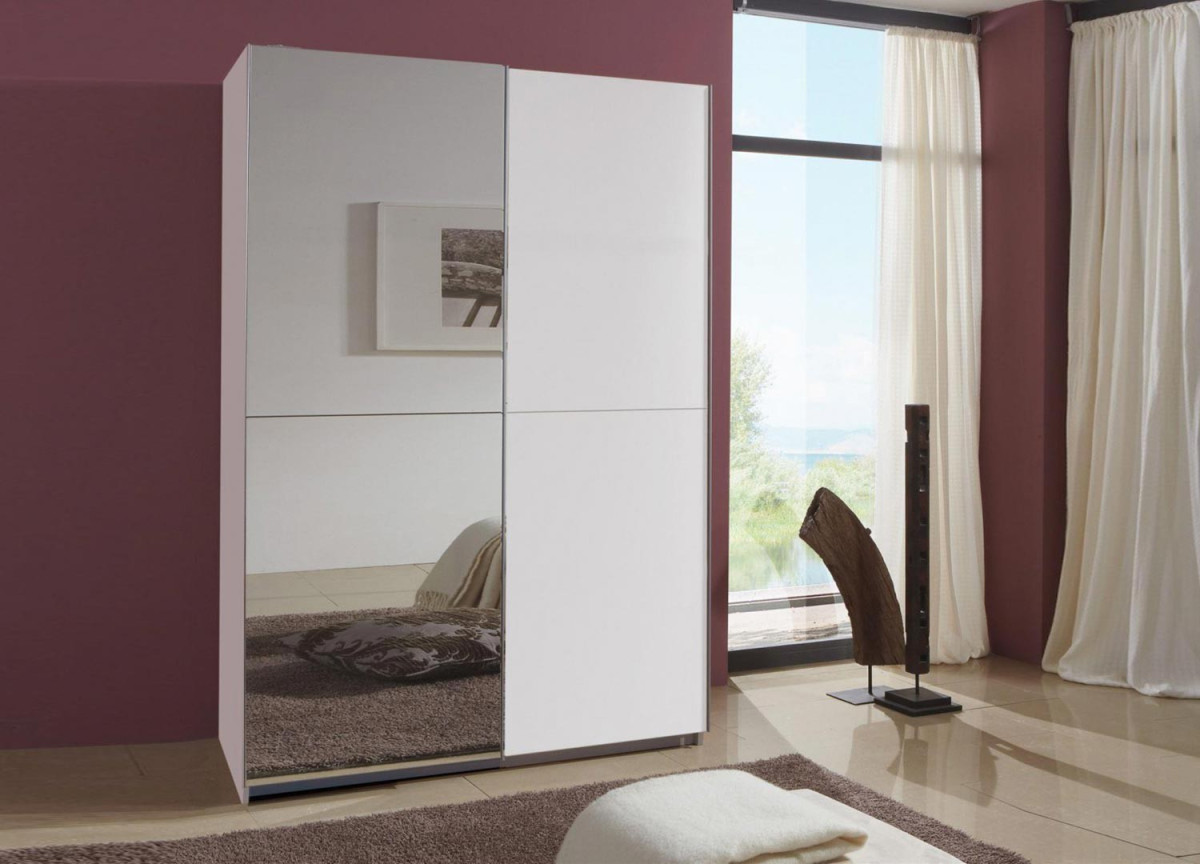 Armoire Miroir Porte coulissante 135 cm