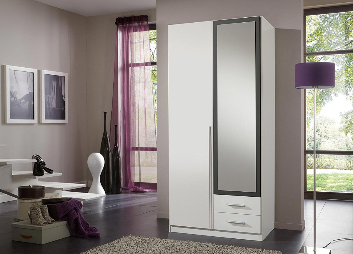 Armoire Dressing pas cher avec Miroir