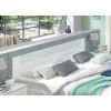 Lit 2 Places Blanc 140x200 cm - Chambre Adulte