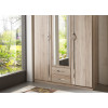 Armoire Bois - 3 Portes / 2 Tiroirs