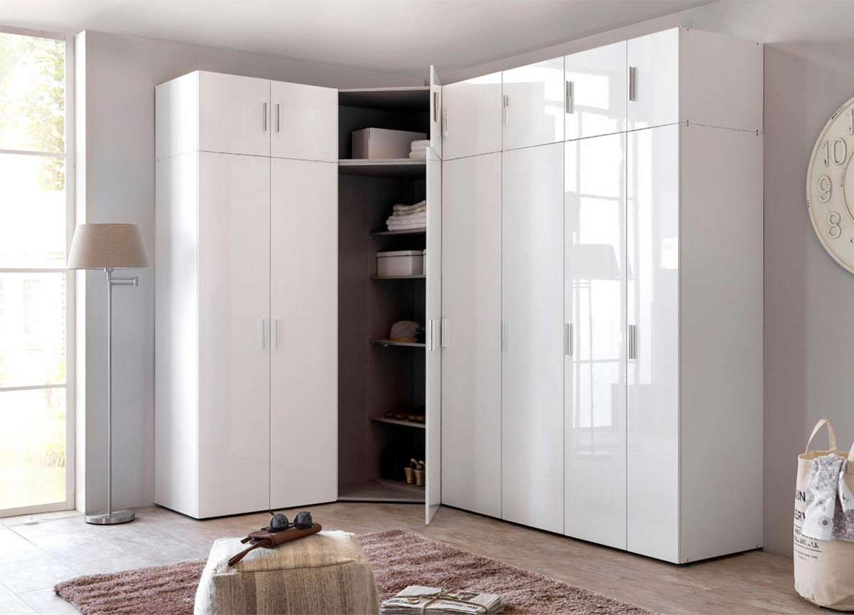 Placard & Dressing D'angle Blanc