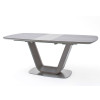 Table Céramique Grise Extensible