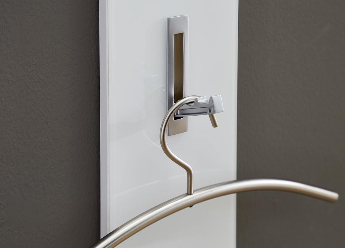 Meuble d'entrée couloir blanc