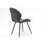 Chaise en tissu design pas cher- Coloris grise ou sable