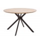 Table ronde design pas cher bois & métal