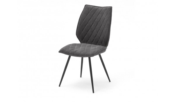 Chaise design en tissu pas cher - Tissu gris ou sable