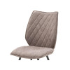 Chaise design en tissu pas cher - Tissu gris ou sable