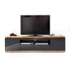 Meuble TV noir et bois design