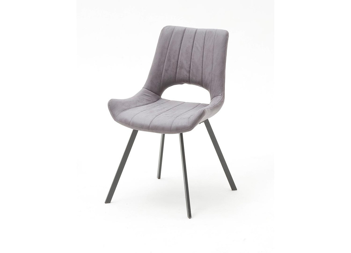 Chaise design en tissu pas cher - Grise ou sable
