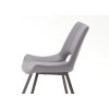 Chaise design en tissu pas cher - Grise ou sable