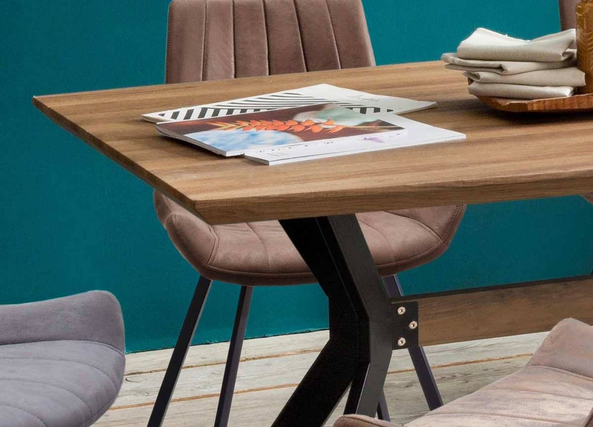 Table en bois rectangulaire pas cher
