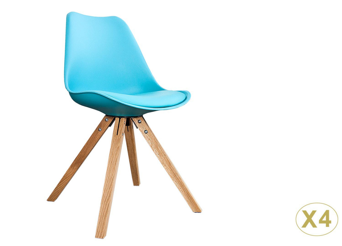 Chaise scandinave de couleur pas cher