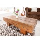 Table basse bois massif / Rectangulaire 100 cm