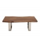 Table basse design 110 cm / Bois massif