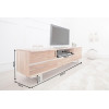 Meuble TV design en bois acacia / 160 cm