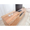 Meuble TV design en bois acacia / 160 cm