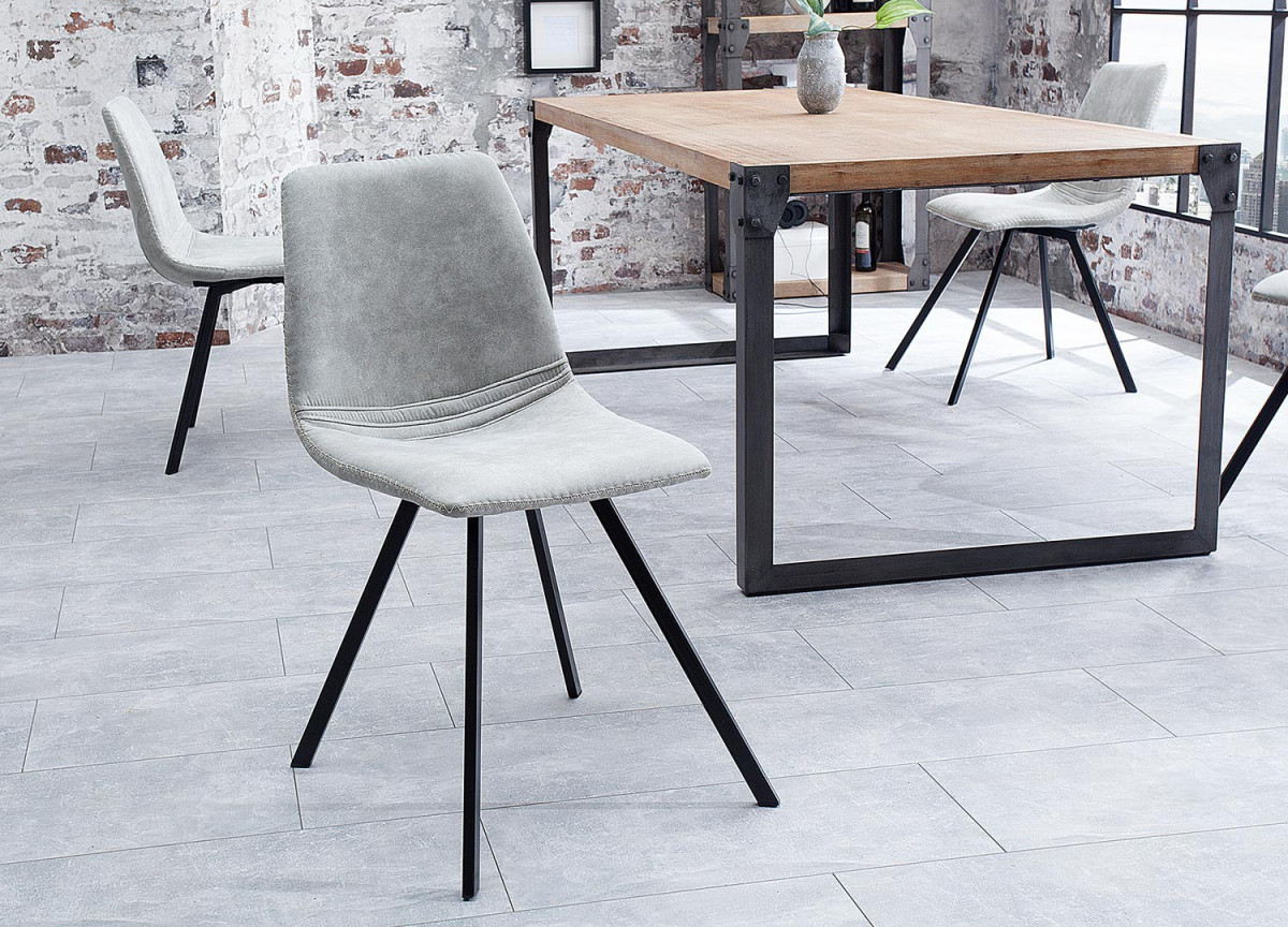 Chaises design pas cher / Pieds métal noir
