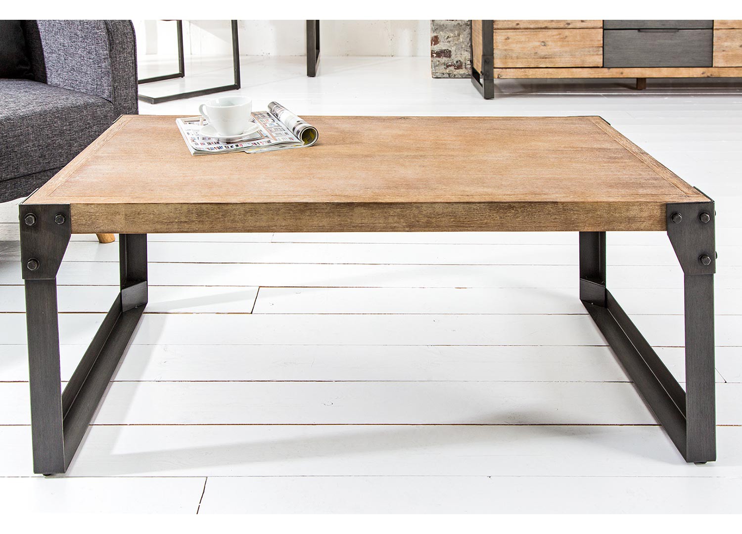 table basse industrielle