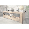 Meuble TV en bois massif / 130 cm