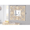 Miroir baroque carré or antique