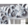 Miroir baroque carré argent antique