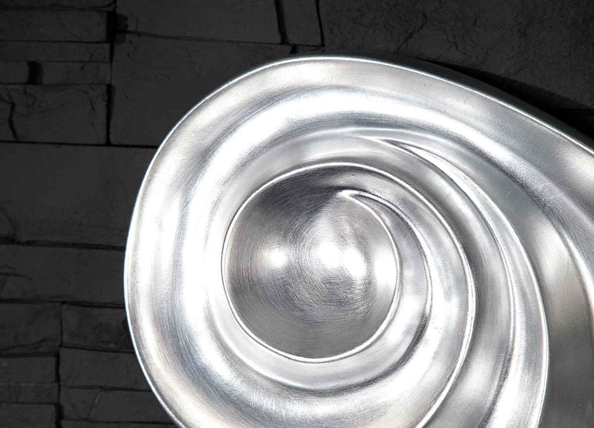 Miroir design argenté 160 cm