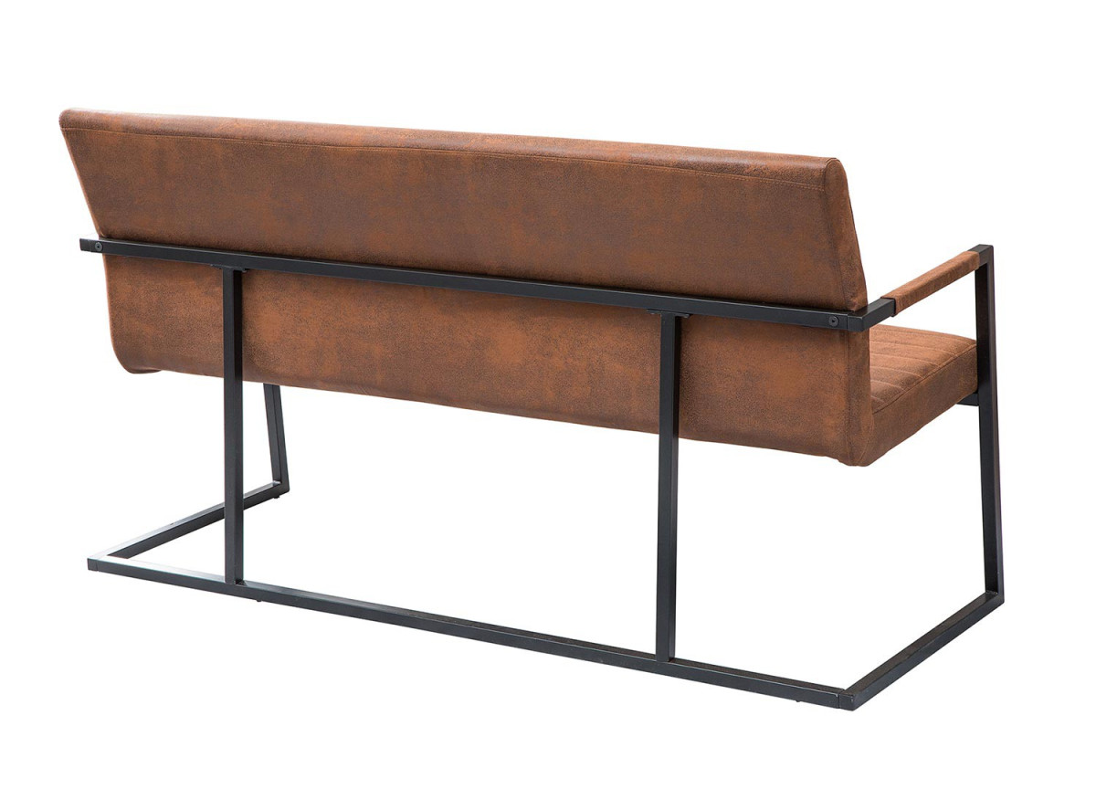 Banquette de Table Cuir Simili vieilli Marron